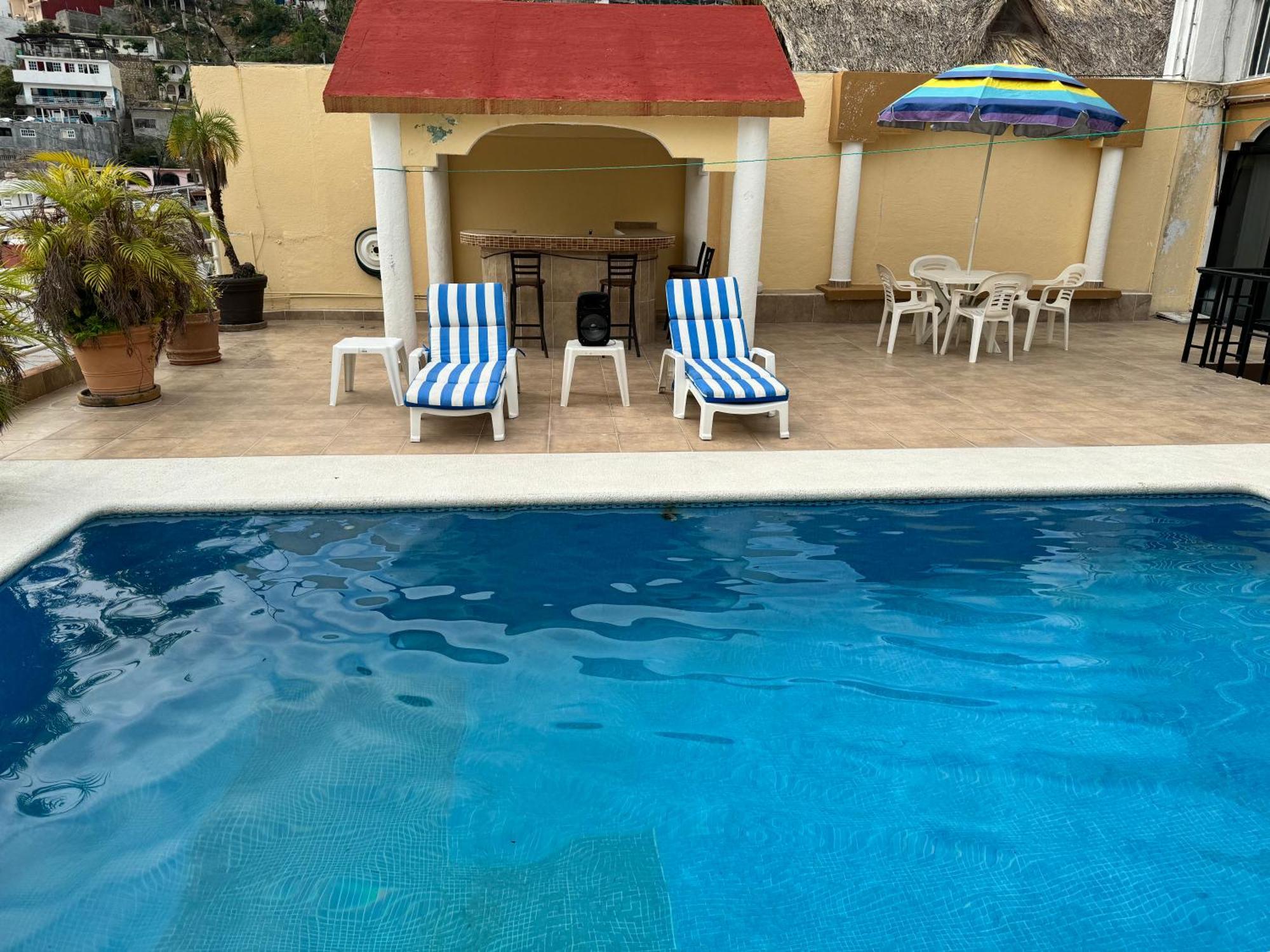 アカプルコ Blue Coast With Pool And Ocean View 10 To 35 Pヴィラ エクステリア 写真