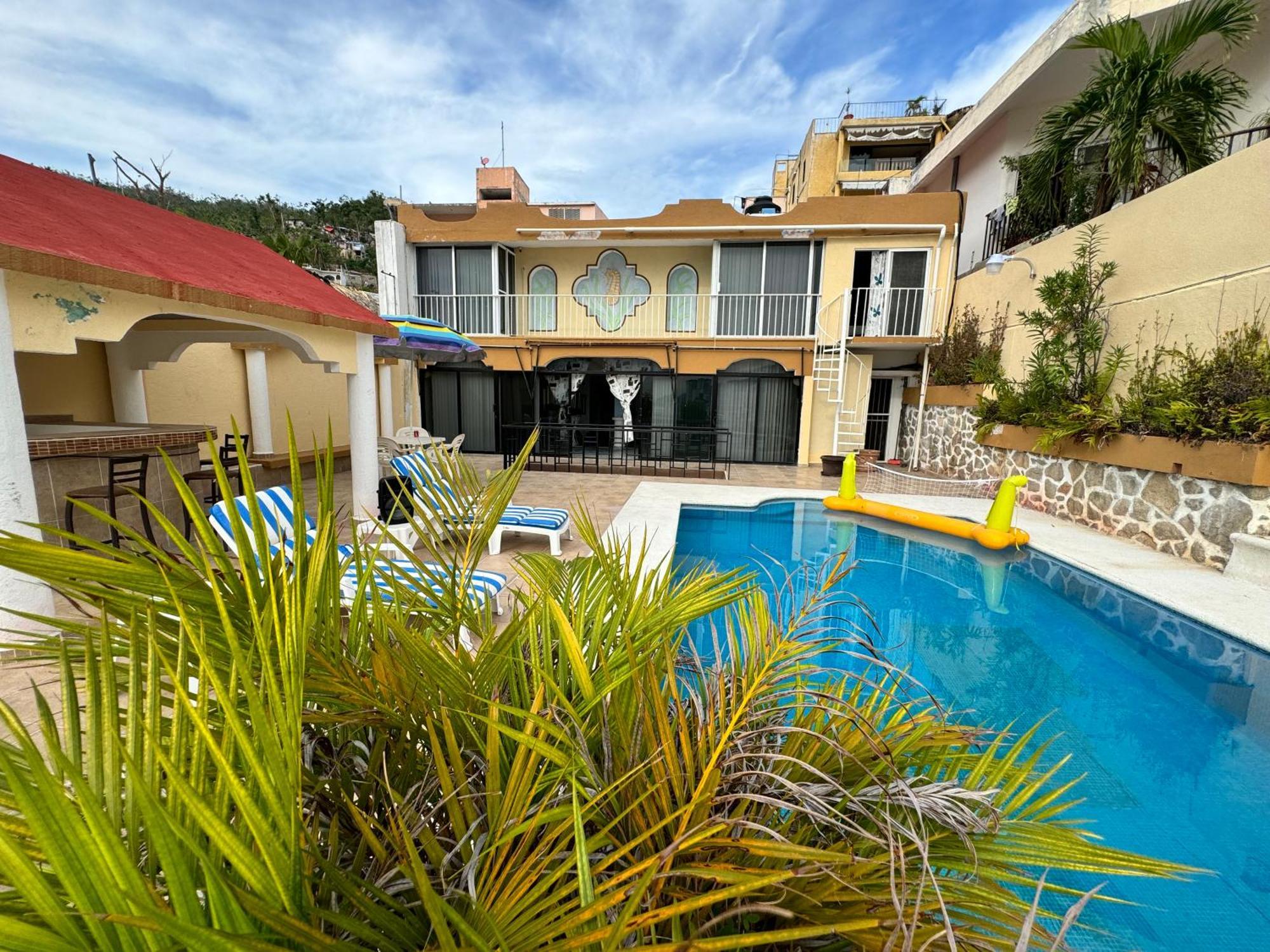 アカプルコ Blue Coast With Pool And Ocean View 10 To 35 Pヴィラ エクステリア 写真