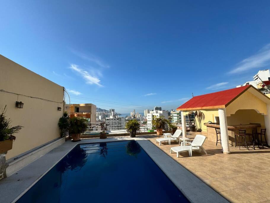 アカプルコ Blue Coast With Pool And Ocean View 10 To 35 Pヴィラ エクステリア 写真